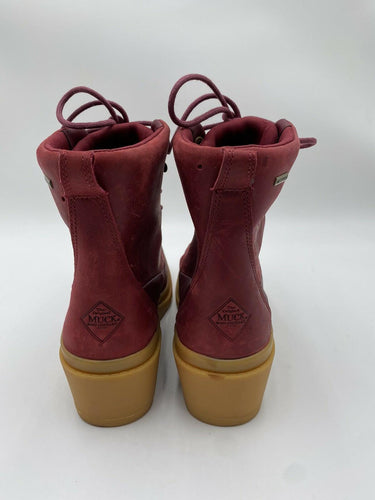 The Original Muck Boot Company Liberty Waterproof Wedge Lace-Up Boots Size 8 Original