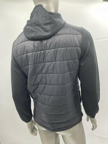 NWOT Men’s Reebok Full Zip Long Sleeve Puffer Jacket Color Black Size S Reebok