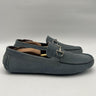 Men’s Saks Fifth Avenue Light Blue suede driving moccasin loafer Size 10.5M Saks Fifth Avenue