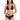 La Blanca Women's Rouched Halter Bikini Swimsuit Top, Indigo Size 10 La Blanca