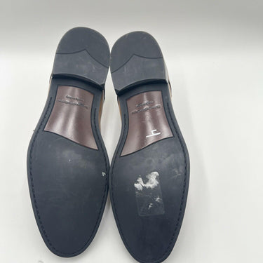 Men’s Ermenegildo Zegna Siena Flex Leather Oxford Shoes Tan Leather Size 9D Ermenegildo Zegna