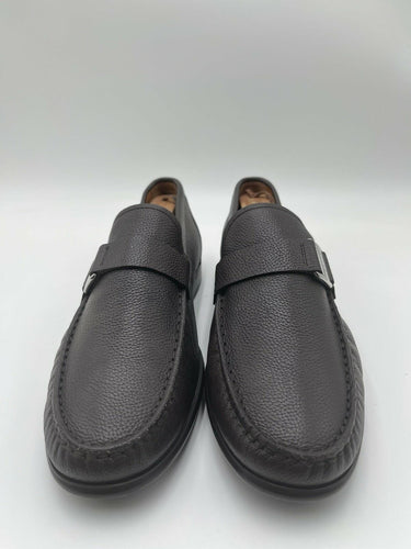 Men’s Bally Colbar Slip On Brown leather loafers Size 7.5D
