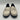 Women’s Saint Laurent white leather penny tonal strap Monogram loafers Size 38.5 Saint Laurent