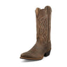 Twisted X Women's 12" Western Boot, Narrow Round Toe, Distressed Brown, 9 B Twisted X