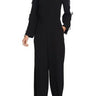 Women's Cece Bow Sleeve Jumpsuit,Black Size 4 CeCe