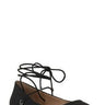Women's Jessica Simpson Bingley Lace Up Flat Black Size 8M Jessica Simpson