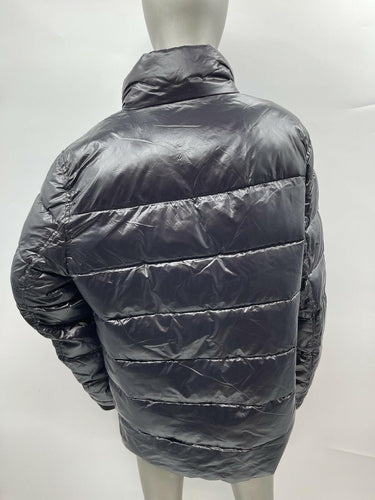 GUESS Men's Midweight Logo Oversized Zip Puffer Color Black Size M