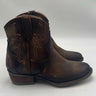 Circle G Women's Embroidered Tobacco Fashion Booties Brown Size 10 Circle G