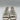 Women's Christian Dior D-Fame open-toe mules in white leather Size 36.5 Dior