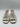 Women's Christian Dior D-Fame open-toe mules in white leather Size 36.5 Dior