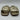 Mix No. 6 Dolleen Slide Sandal Gold Faux Leather Size 6M Mix No. 6