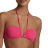 Lauren Ralph Lauren Women's Shirred V-Wire Bandeau Bikini Top - Passionfruit 10 Ralph Lauren