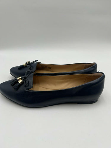 Trotters Navy Leather Tassel Loafer Flats Size 12N