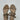 Gianvito Rossi Tebe flat suede sandals gold-toned chain-link Beige Size 36 GIANVITO ROSSI