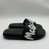Alexander McQueen Graffiti Logo black rubber pool slide Size 41.5 Alexander Mcqueen