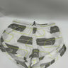 Reebok running shorts white, grey, and neon yellow geometric Drawstring Size M Reebok