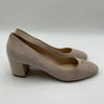 Women’s Prada suede block-heel pumps in a nude Size 37.5 PRADA