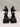 Women’s Versace Safety Pin heeled sandals Black Leather Size 36 Versace