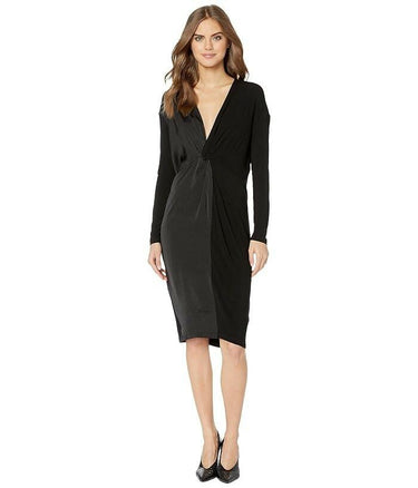 Bcbgmaxazria Twist-Front Dress Size L