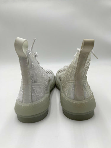 Dior B23 High-Top Sneaker transparent canvas Raised Oblique motif Size 39 Dior