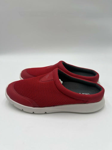 Spenco Total Support Mesh Mule Clogs Red Slip On Comfort Womens Size 9