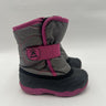 Kids Kamik Snowbug 5 Snow Boot Grey/Pink Size 8 Kamik