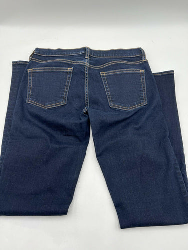 J Crew Stretch Jeans Womens Dark Wash Skinny Straight Mid Rise Denim Size 26x31 J.CREW