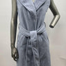NWT Women’s Love Tree Sleeveless Cardigan Belt Wrap Blue Vest Size S Love Tree