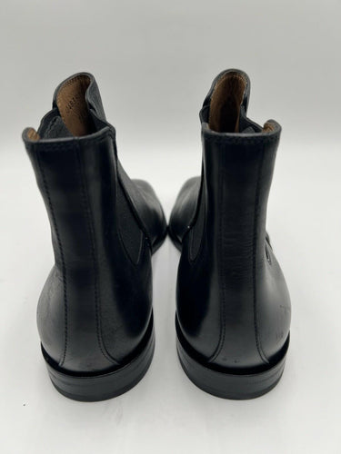 Men’s BOSS Lisbon black leather Chelsea boots Size 7.5