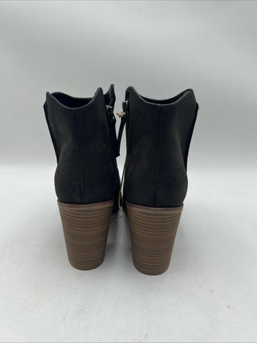 Mia Women's Patton Boots Black Leather Size 10 M