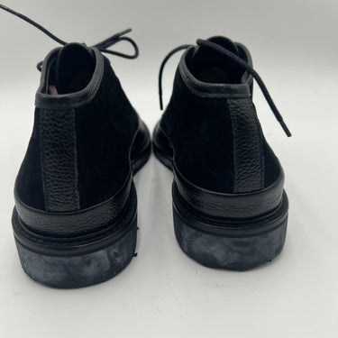 Ermenegildo Zegna Men's Trivero Suede & Leather Ankle Boots Black Size 8 Ermenegildo Zegna