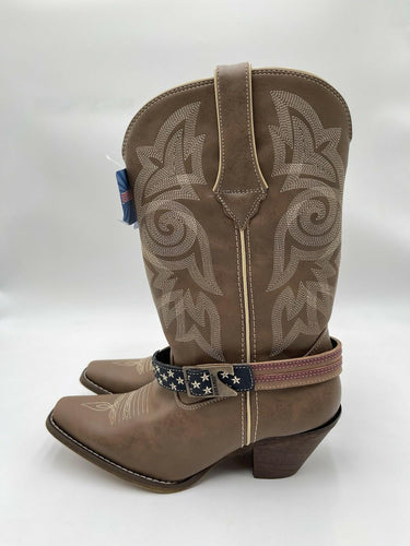 Durango Women's Flag Accessory Western Boots Size 9.5M