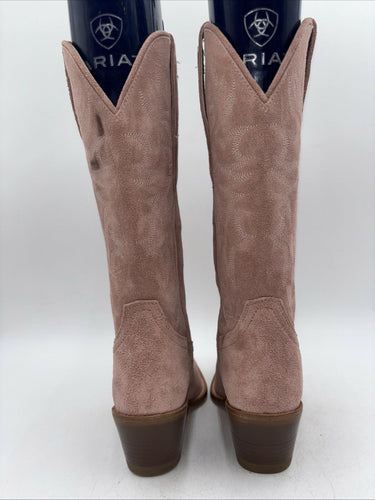 Idyllwind Charmed Life 12" Western Boot Pink Suede Women's Size 6 B Idyllwind