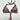 Luli Fama Pinkin' About You triangle halter Woman’s bikini top multicolor Size M Luli Fama
