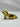 Amina Muaddi yellow Begum crystal slingback heels Size 37.5 Amina Muaddi