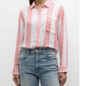 Rails Jaylin Stripe Cotton Tunic Shirt Size Small Rails