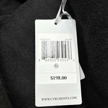 NWOT Cyrus Women’s Pea Coat Black Size XL Cyrus
