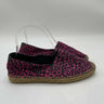 Saint Laurent pink and black canvas leopard print espadrilles Size 37 Saint Laurent
