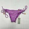 Luli Fama Wavy Tie-Side Brazilian Women’s Bikini Bottom lavanda Size M Luli Fama