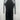 NWT Betsy & Adam Black Mock Neck Mesh Sleeve Ruffle Cascade Gown Size 2 Betsy & Adam
