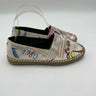 Women’s Saint Laurent Espadrilles Flats 1980 In-Love Print White/Multi Size 37 Saint Laurent