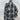 NWT Women’s Thread & Supply Crop Fleece Shirt Jacket in black white plaid Size L Thread & Supply