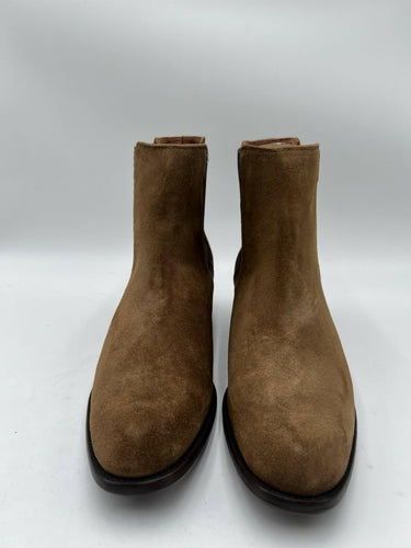 FRYE Dara Chelsea Chestnut Suede Elastic Chelsea Ankle Boot Womens SIZE 8.5M Frye