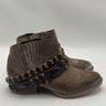 Women’s Circle G Harness Fashion Booties Brown Leather Size 9 Circle G