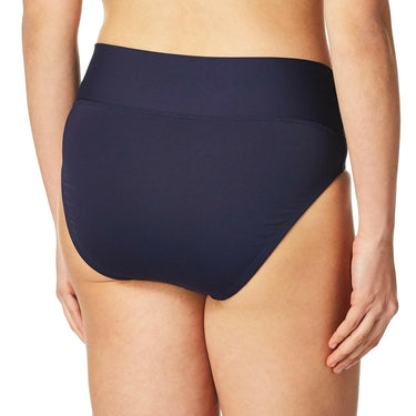 Nautica Womens Core Bikini Bottoms, Deep Sea Size L