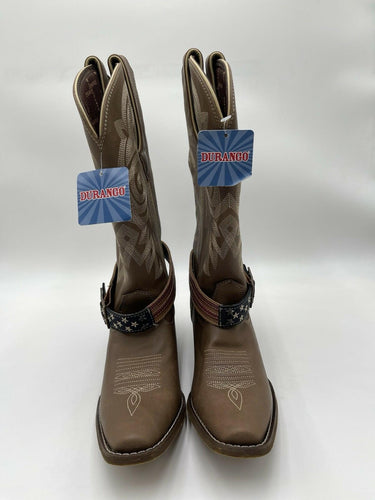 Durango Women's Flag Accessory Western Boots Size 9.5M