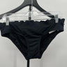 Kate Spade Bikini Bottom Black Scalloped Edge Classic Fit M kate spade new york