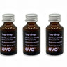 EVO Top Drop Platinum Blonde Concentrate 3x 15ml Blonde Toner Mini 45ml EVO