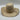 Resistol Two Tone Straw Cowboy Hat Open Crown Wide Flat Brim Long Oval  6 3/4 Resistol