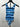 Seafolly Poolside girls' crossover-back one-piece Blue swimsuit Size 10
